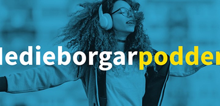 Medieborgarpoddens logotyp