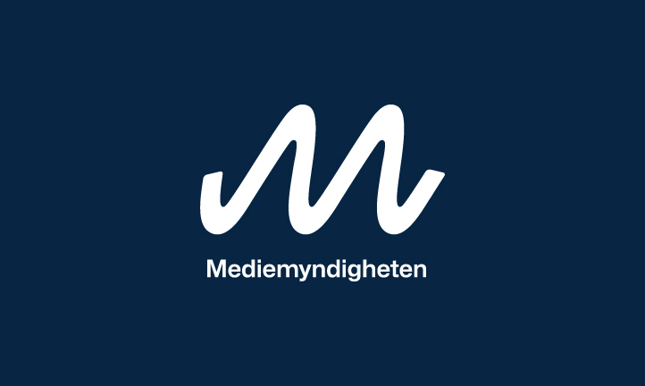 Mediemyndighetens logotyp med vit bakgrund