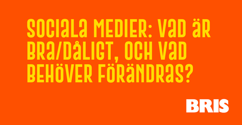 Bris diskussion om sociala medier
